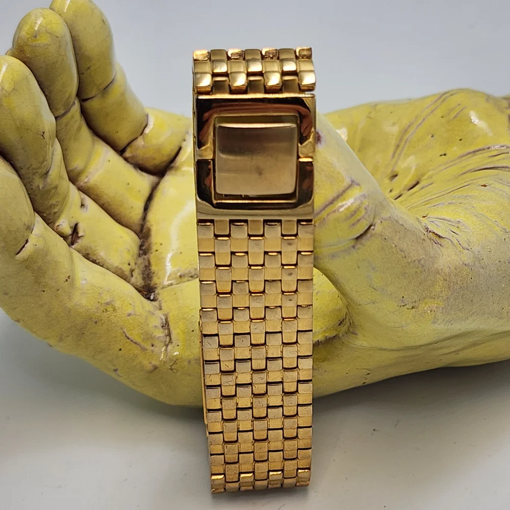 Seiko Gold-Tone Square Dial Watch - Picture 3 of 7